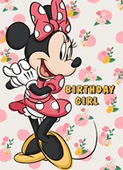 Verjaardagskaart Minnie Mouse Birthday Girl
